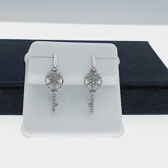 925 sterling silver luxury CZ earrings for women/girls, Best for gRJUS215 - Picture 5 of 11